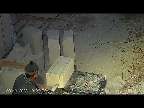 Изготовление U блоков по армопояс. 2,5 минуты шт.