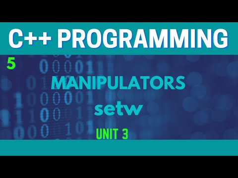setw Manipulator in C++(Urdu/Hindi)
