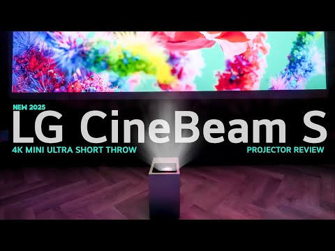 LG CineBeam S Ultra Short Throw 4K Laser mini Projector is a Game Changer!