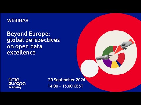 'Beyond Europe: global perspectives on open data excellence' data.europa.eu