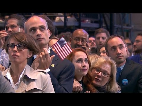 Why didn't Clinton concede in front of supporters