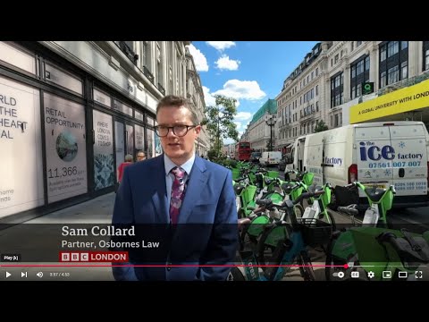 The rise of e-bike hire collisions reported by the BBC