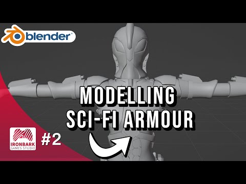 How to Model Armour and Accessories in Blender | Sci-Fi Game Character Tutorial