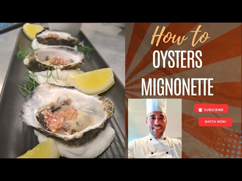 How to Make the Perfect Oyster Mignonette | Easy French Sauce for Oysters