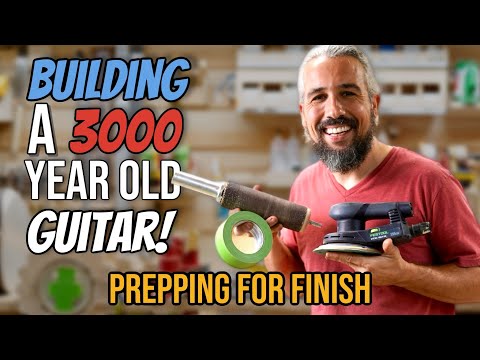 How To Make An Acoustic Guitar Ep. 40 (Sanding/Prep For Finish!)