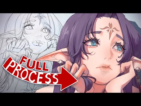 How I draw faces | step by step tutorial