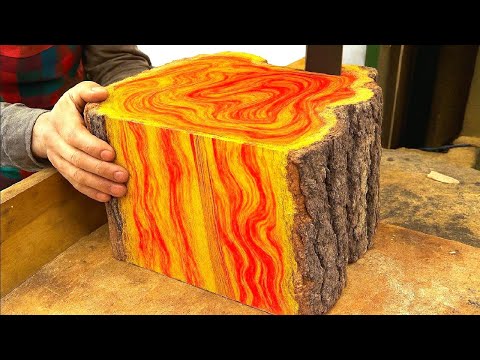 Discover The Natural Masterpiece Of The Flaming Log  - The Magnificent Beauty Of A Super Artwork