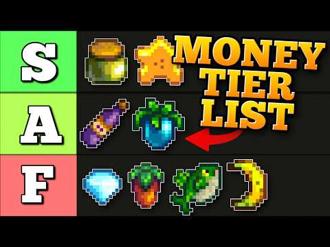 The ULTIMATE Stardew Valley Money Tier List (1.6 Is Broken)