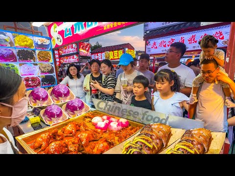 Northern China's largest food court, with over 300 food stalls! See what Chinese people love to eat!