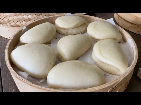 Steamed bao buns recipe/ How to make soft bao buns