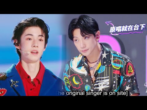 The original singer is in the audience, watch how Ollie performs mentor Rain's classic song