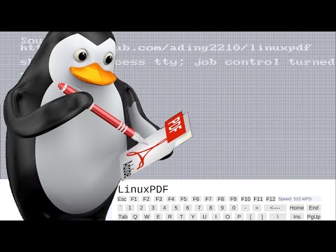 Running Linux In a PDF File