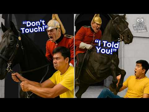 Royal Guard STRIKES BACK After Tourist Ignores His WARNING