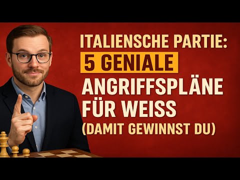 Italienische Partie: 5 GENIALE Angriffspläne für Weiß (Damit gewinnst du!)