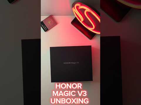 Thinnest Foldable Smartphone, a thing of beauty 😍 Honor Magic V3 Unboxing
