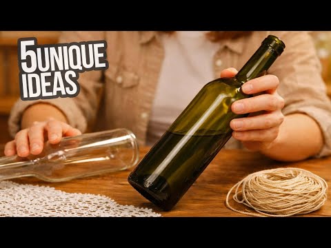 5 INCREDIBLE IDEAS with ordinary bottles, you'll be amazed at HOW you can use simple materials!