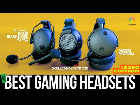 $250+ Wireless Gaming Headsets: Audeze Maxwell, Razer Blackshark V3 Pro, Skullcandy PLYR 720