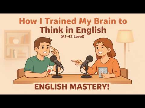 How I Trained My Brain to Think in English (A1-A2 Level)
