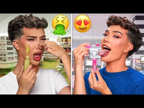 FULL FACE USING ONLY *FLAVORED* MAKEUP! 👃🏼👅