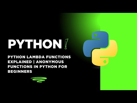 Python Lambda Functions Explained | Anonymous Functions in Python for Beginner 2025 #python #coding