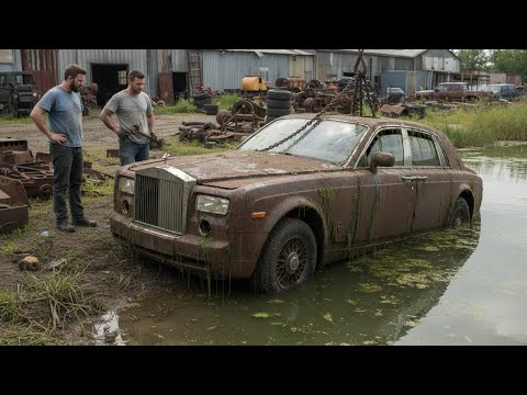 Asmr Car Restoration! Full Restoration of a Rolls-Royce Phantom from Total Disrepair to Looking New