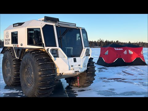 -20° Ice Fishing and Cooking Steaks [ LIVE ]