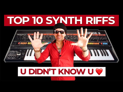 Top 10 Synth Riffs You Didn't Know You Loved ❤️