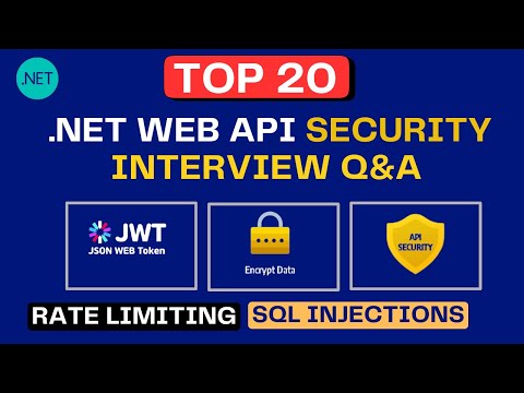 ASP.NET Core 9 Web API Security Interview Questions & Answers | Top .NET Security Questions