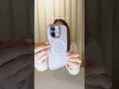 Aesthetic iPhone case haul for spring 🤍🌸 #ESR #iphone17 #iphonecase #haul #asmr #iphone