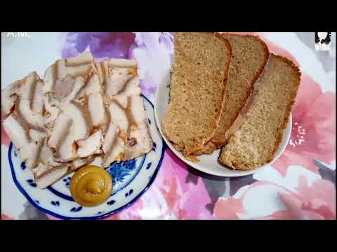 Очень вкусный деликатес из свиных шкурок ,советую приготовить