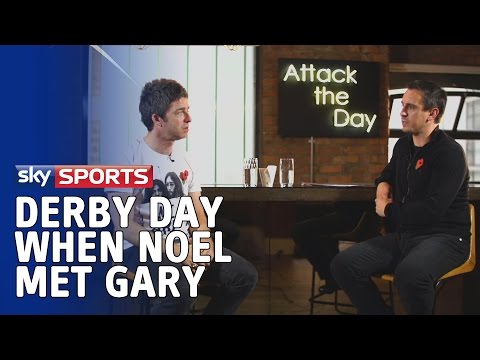 When Noel Gallagher met Gary Neville to discuss the Manchester derby
