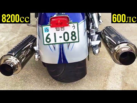 12 Серийных Мотоциклов с Самыми Большими Двигателями !