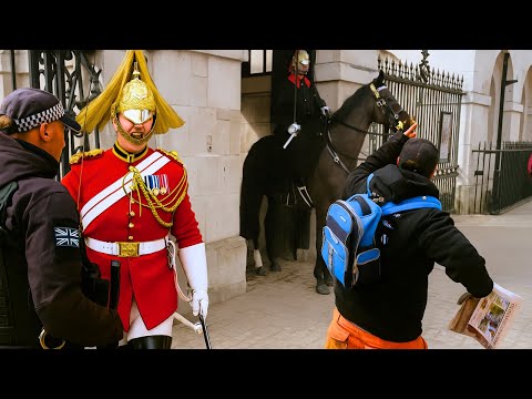 THE TOURIST CHARGED at the ROYAL GUARD… What Happened Next SHOCKED EVERYONE! 😱👮🐎