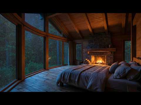 Rain and Piano Sleep Music 🌧️ Warm Bedroom, Meditation Music for Calm, Restful Nights🌿