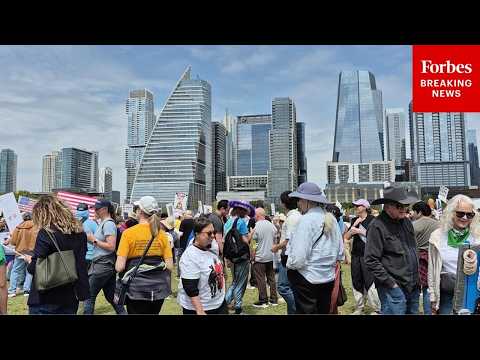 'No Kings' Protesters Take To Austin, Texas To Protest Trump Administration Policies