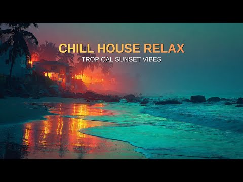 Chill House Relax ~ Tropical Sunset Vibes & Ibiza Deep Lounge Mix for Serene Nights