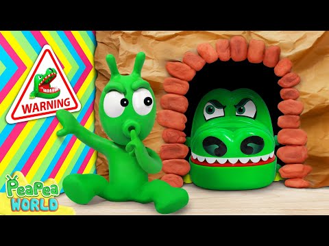 Pea Pea Explores Mystery Crocodile Dentist Cave 🍭 Cartoon For Kids ❤️ Pea Pea World