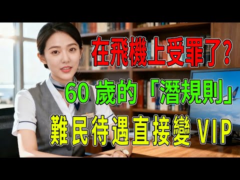 別再讓爸媽在飛機上受罪了！航空公司絕對不會主動告訴你的「潛規則」：少說這一句話，VIP待遇直接變難民！#座艙長#空姐秘密#航空公司隱藏服務#長輩出國#老人搭飛機#經濟艙攻略