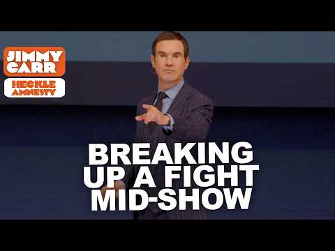 "Don't Let Him Anywhere Near Him!" - When a Fight Nearly Breaks Out at a Jimmy Carr Show