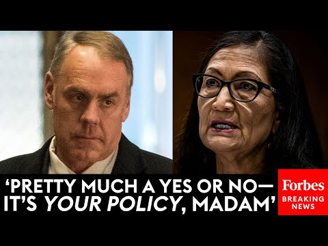Cringe Moment When Deb Haaland Is Stumped By Basic Questions Posed By Ex-Interior Sec. Ryan Zinke