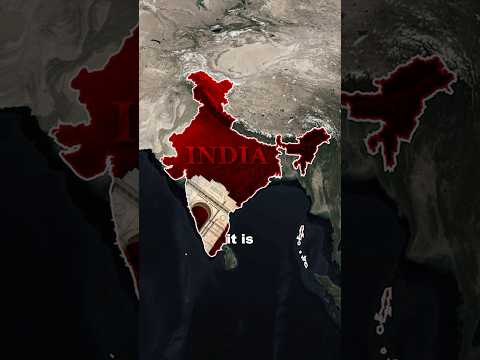 How Big Is India? - Keerthi                                                   #india #shorts #facts