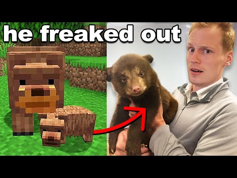 I Got My Friend His Minecraft Bear in Real Life