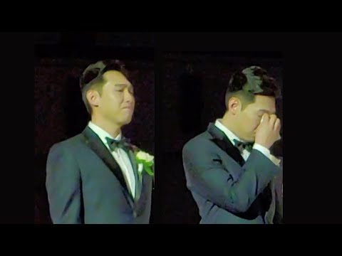 (ENG sub)A friend's unexpected wedding speech made groom cry