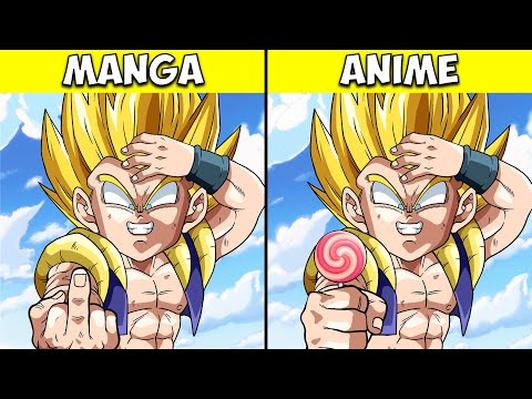 The Absurd Changes Between The Dragon Ball Anime And Manga (Anime vs Manga Differences)