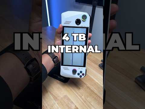 Rog Ally 4 TB upgrade #handheldgaming #asusrogally #shorts