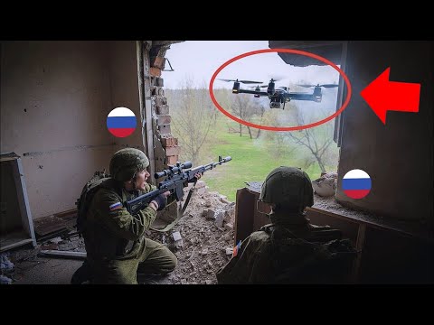 Raid: Ukrainian Drones Take Out Russian Troops Hiding in Ruins