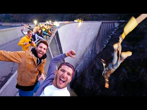 Jumping the World’s Highest Bungee Jump at Night (with 50 subscribers)