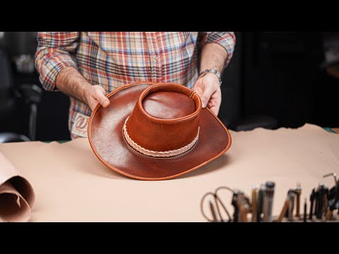 How to Make a Leather Cowboy Hat