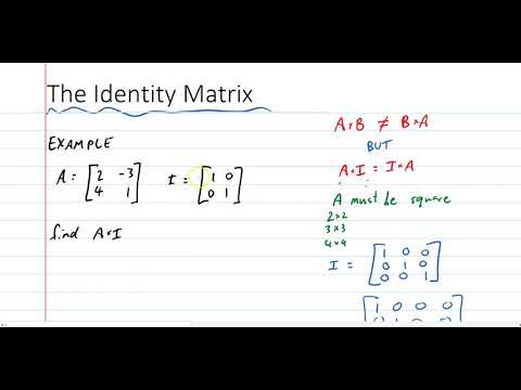 The Identity Matrix