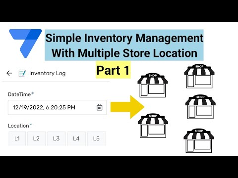 AppSheet Simple Inventory Management With Multiple Store Part 1